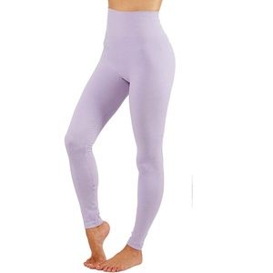 Cotton Blend leggings with elastic waistband  Purp